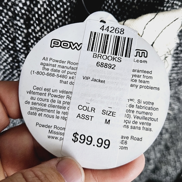 POWDER ROOM | double breasted lined boucle pea coat - Picture 9 of 12